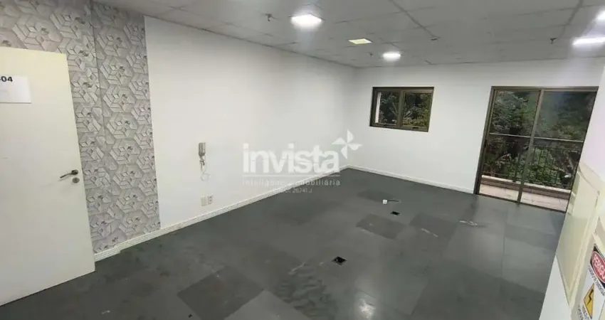 Sala comercial para aluguel em valongo, santos – 50 m²la comercial