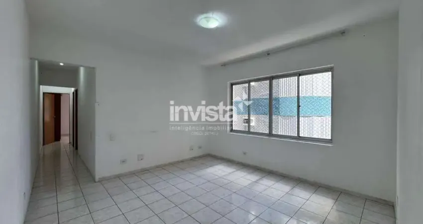 Apartamento com 2 quartos para alugar no Gonzaga, Santos