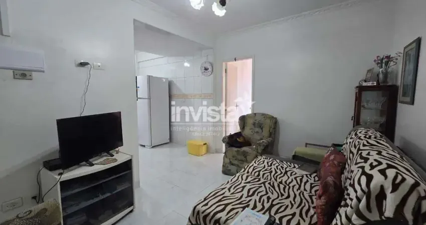 Apartamento com 1 quarto à venda no Pompéia, Santos