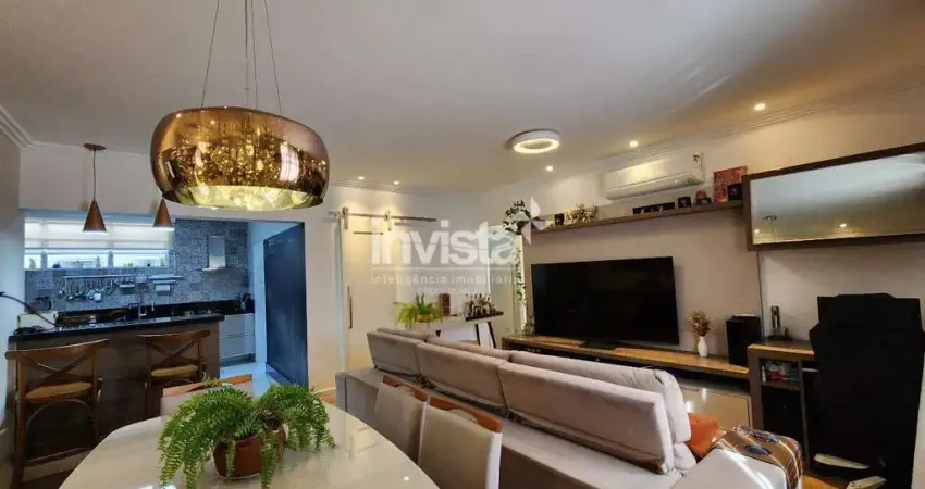 Apartamento com 3 quartos à venda no Ponta da Praia, Santos