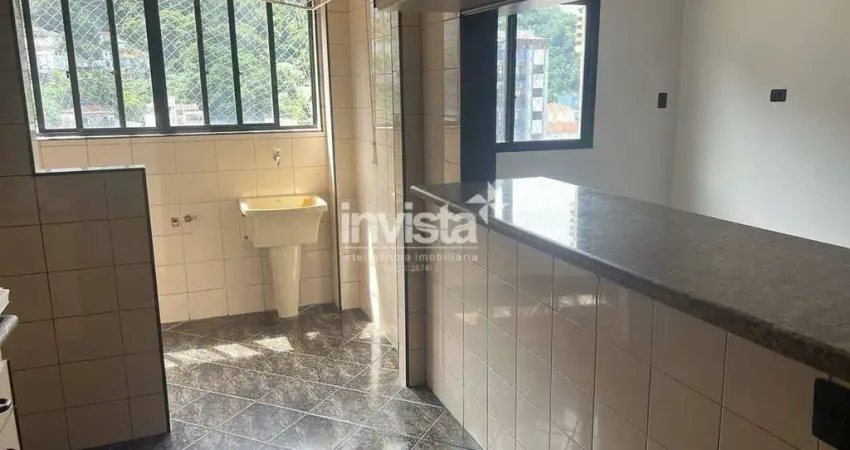 Apartamento com 2 quartos para alugar no Marapé, Santos 
