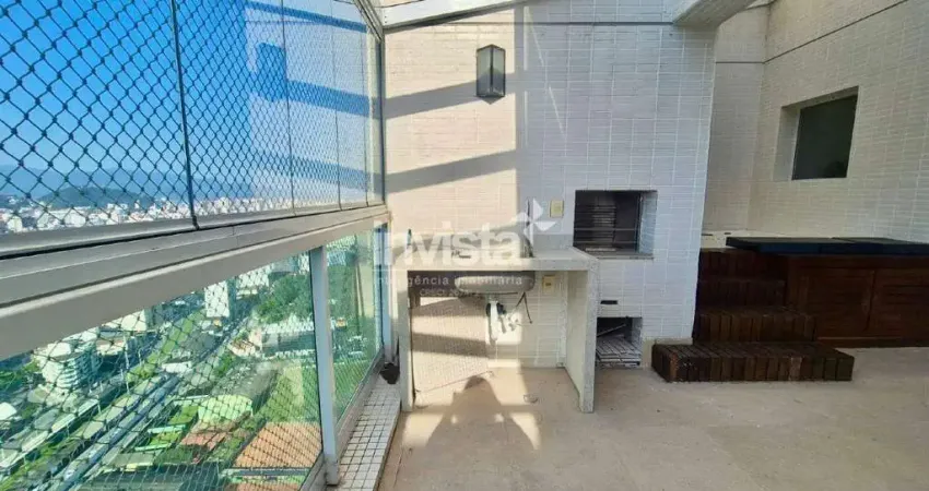 Cobertura com 3 quartos à venda no José Menino, Santos 