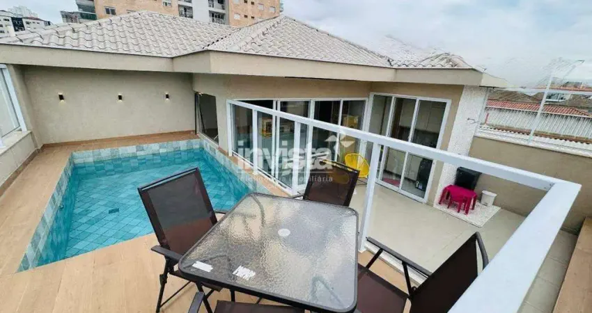 Casa com 4 quartos para alugar no Ponta da Praia, Santos 