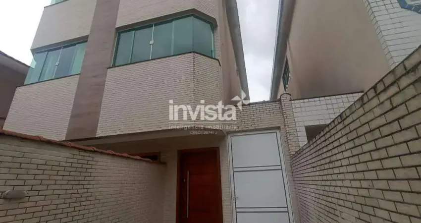 Casa com 3 quartos para alugar no Marapé, Santos 