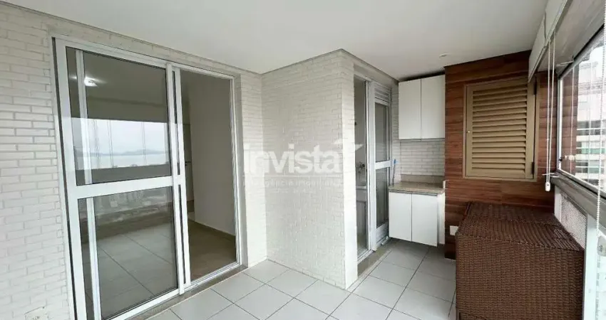 Apartamento com 1 quarto para alugar no Ponta da Praia, Santos