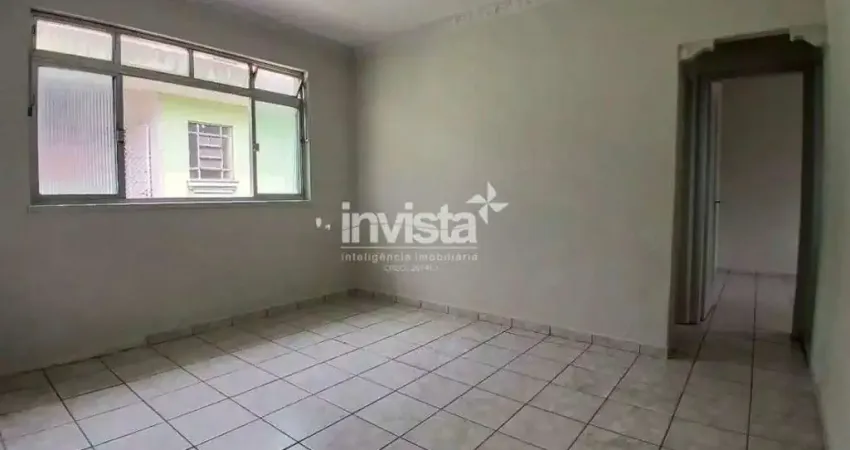 Apartamento 2 quartos para alugar no marapé, santos - 60 m² com 1 vaga