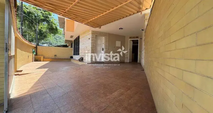 Casa com 3 quartos à venda na Vila Mathias, Santos 