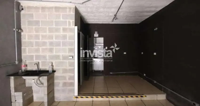 Ponto comercial para alugar no Macuco, Santos 