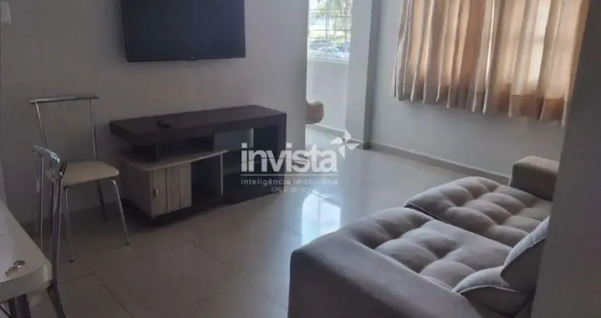 Apartamento com 1 quarto para alugar no José Menino, Santos 