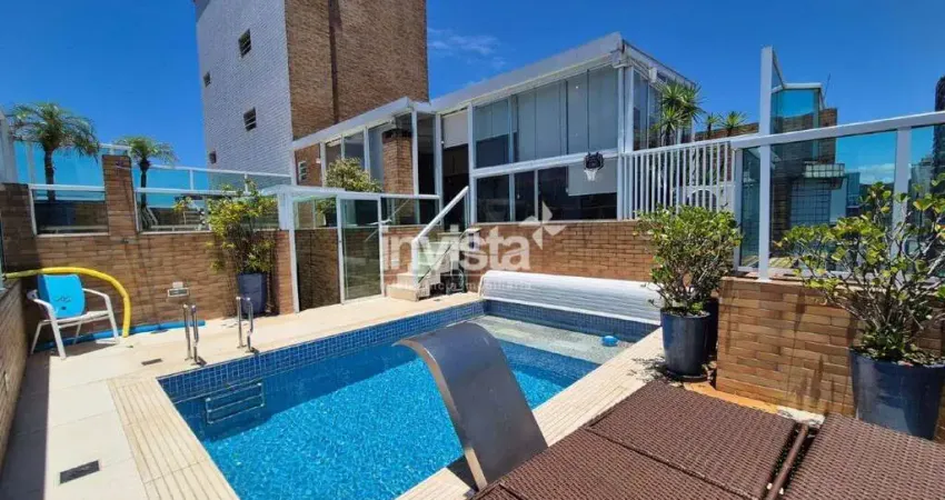 Cobertura com 2 quartos à venda no Gonzaga, Santos