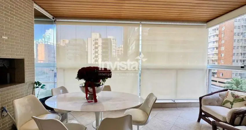 Apartamento com 4 quartos à venda no Gonzaga, Santos