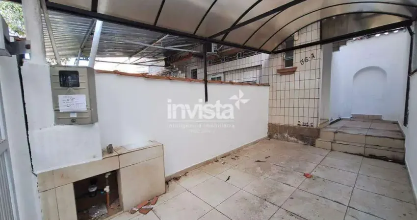 Casa com 2 quartos para alugar no Ponta da Praia, Santos 