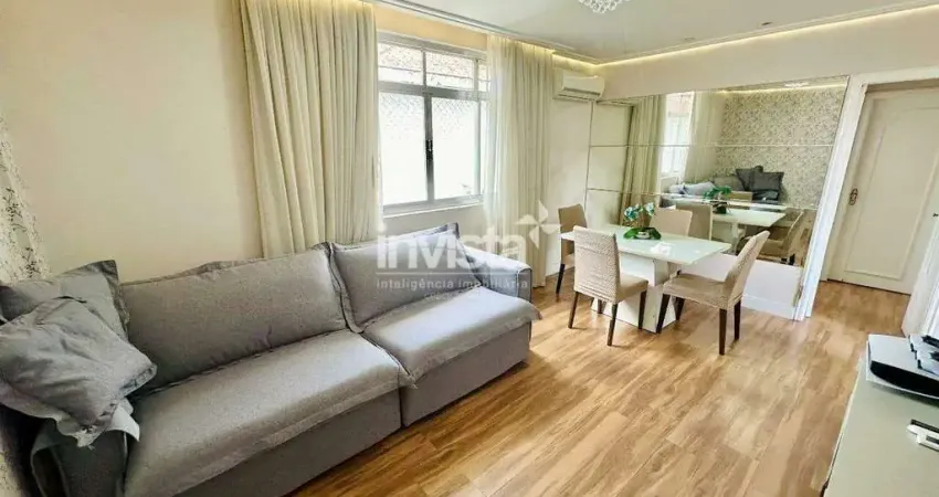 Apartamento com 2 quartos à venda no Estuário, Santos 