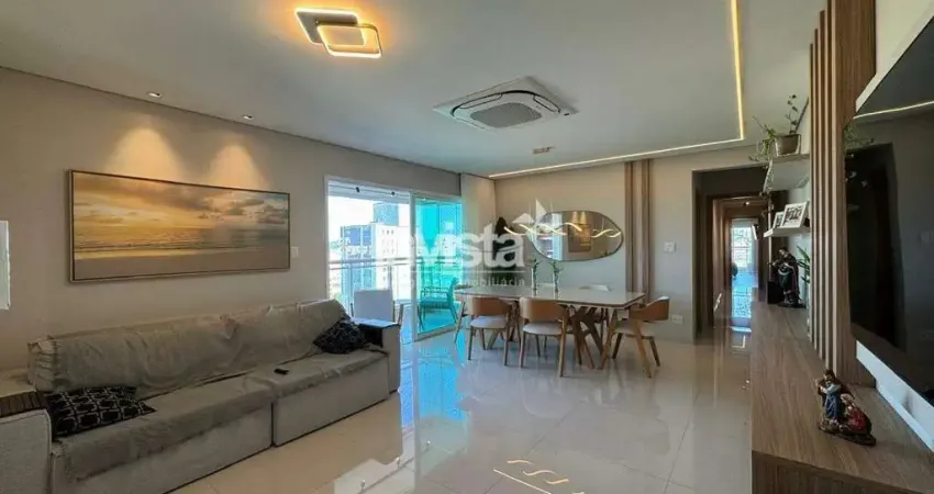 Apartamento com 3 quartos à venda no Embaré, Santos 