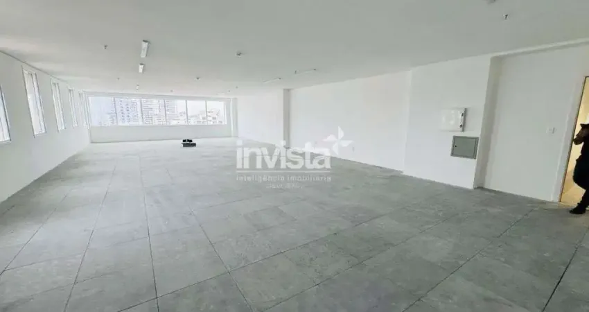 Sala comercial para alugar no Gonzaga, Santos