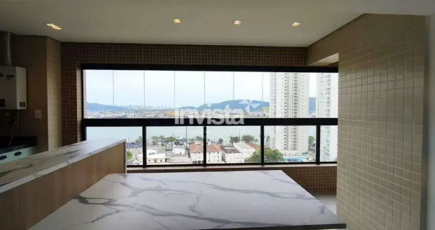 Apartamento com 2 quartos para alugar no Ponta da Praia, Santos 