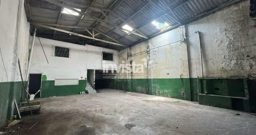 Barracão / Galpão / Depósito para alugar no Centro, Santos