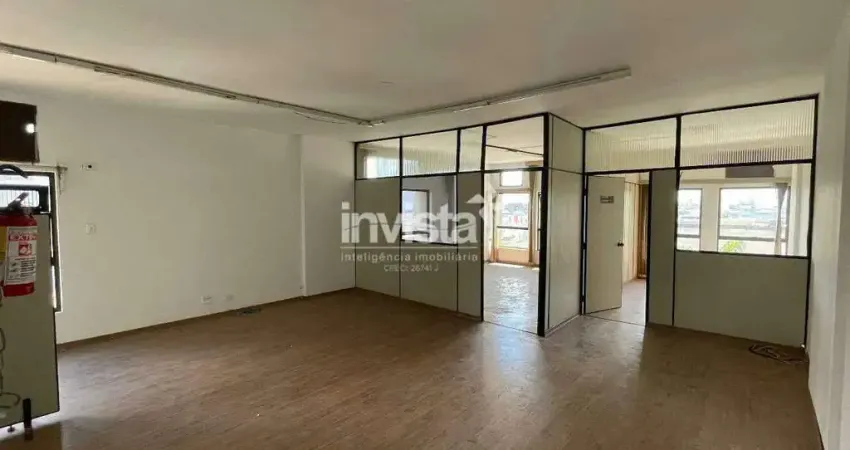 Sala comercial à venda na Vila Mathias, Santos