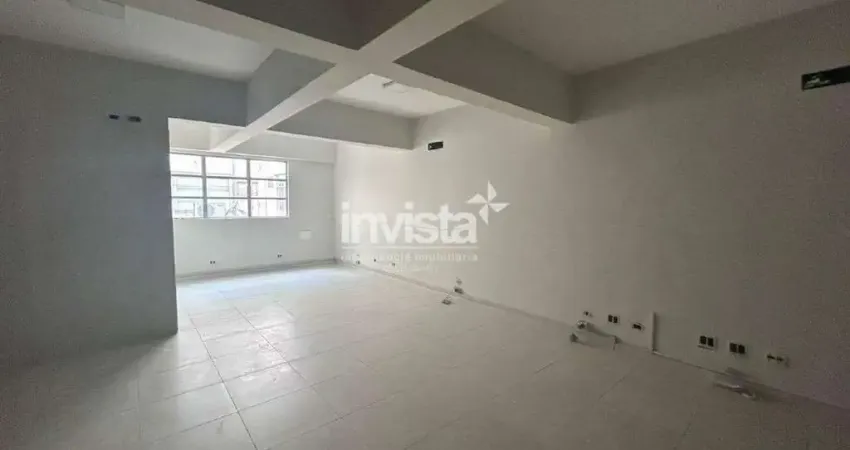 Sala comercial para alugar no Centro, Santos