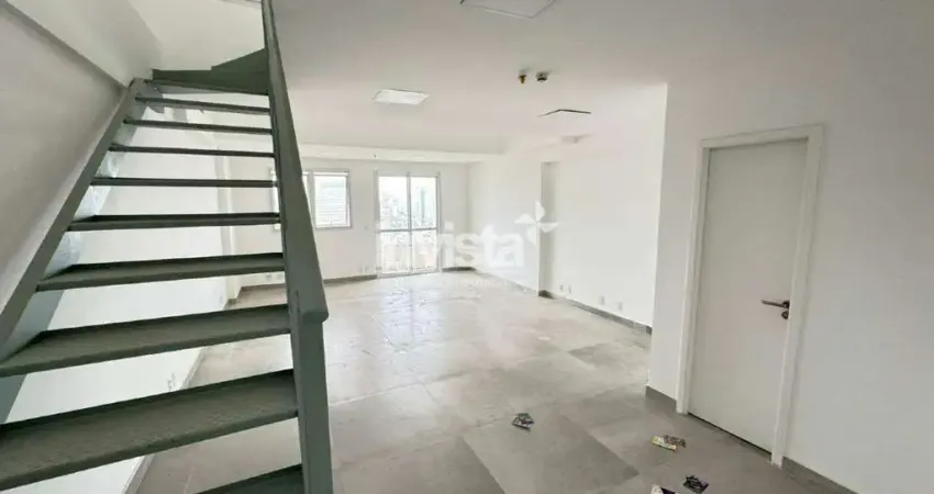 Sala comercial para alugar na Vila Mathias, Santos