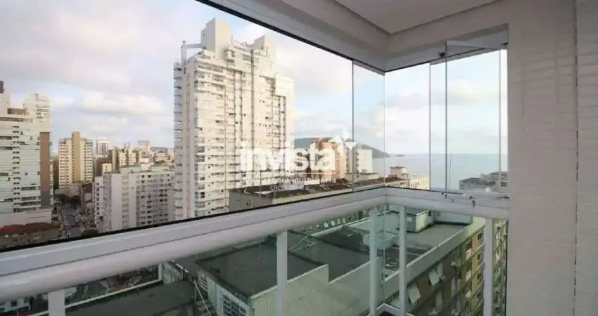 Apartamento com 1 quarto para alugar no Embaré, Santos