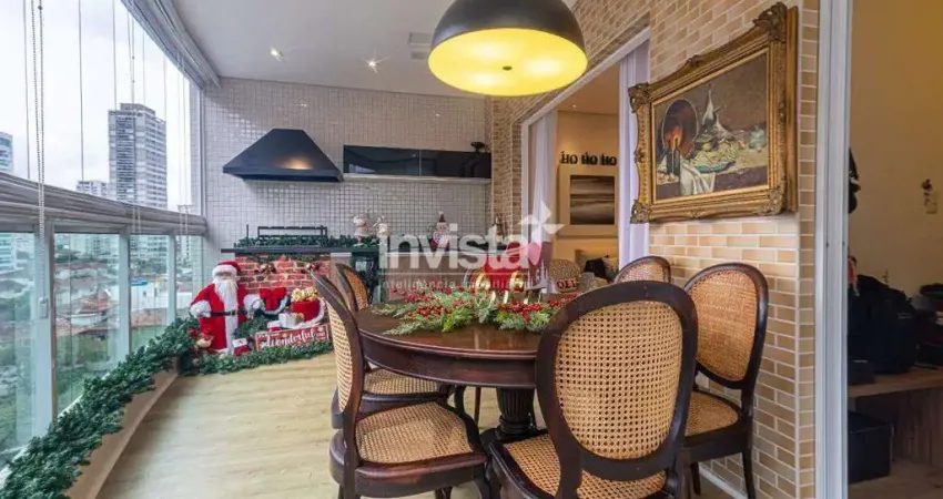 Apartamento com 3 quartos à venda no Boqueirão, Santos