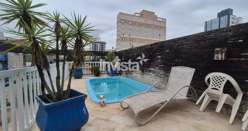 Casa com 4 quartos à venda no Embaré, Santos