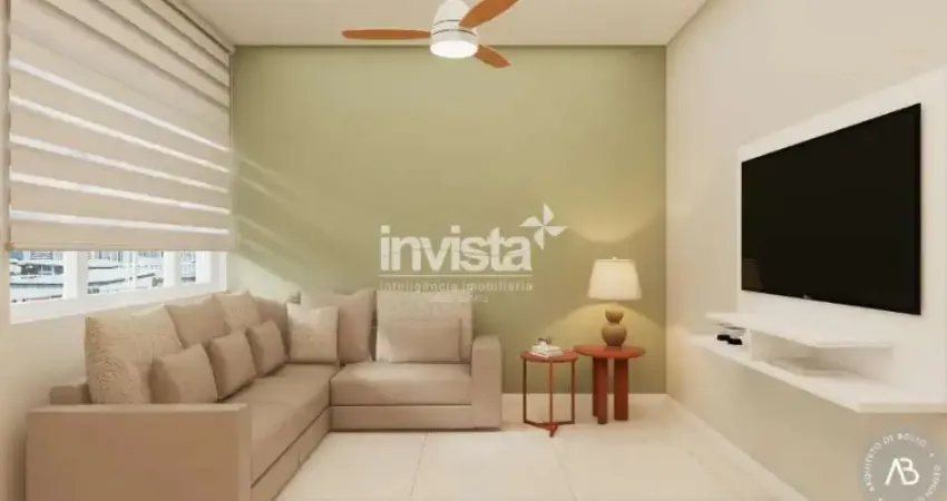 Apartamento com 2 quartos à venda no José Menino, Santos