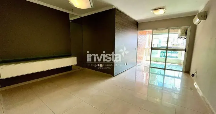 Apartamento com 3 quartos para alugar no Embaré, Santos
