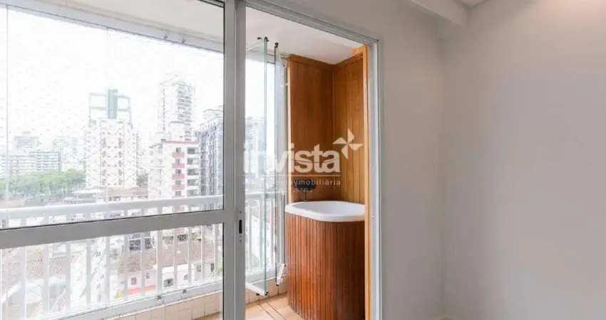 Apartamento com 2 quartos para alugar no Encruzilhada, Santos