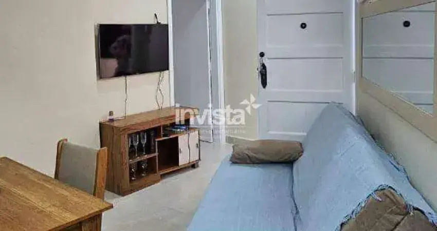 Apartamento 100% mobiliado em frente ao mar - 2 dorm. – santos (josé menino)