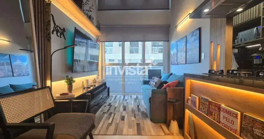 Loft à venda no gonzaga – totalmente reformado, porteira fechada em santos