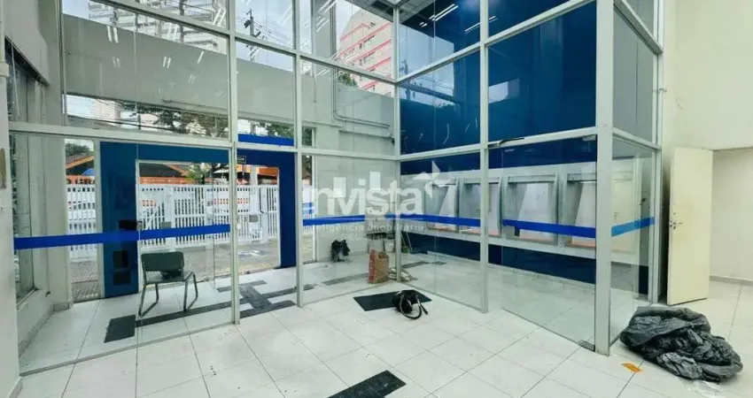 Ponto comercial para alugar no Gonzaga, Santos