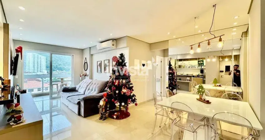 Apartamento com 2 quartos à venda no Marapé, Santos