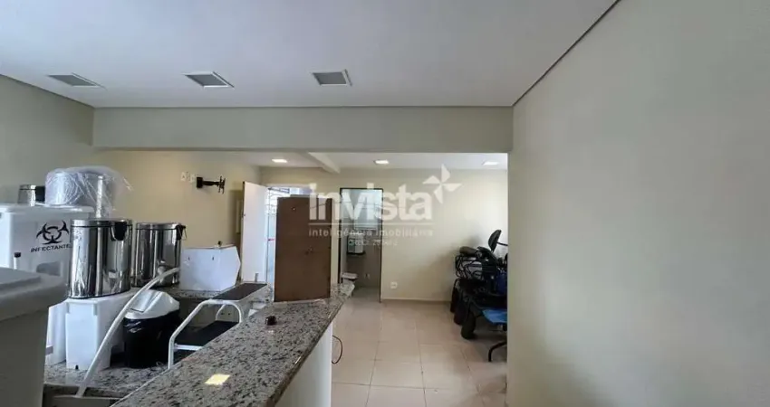 Sala comercial à venda no Gonzaga, Santos