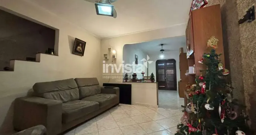 Casa com 2 quartos à venda na Vila Mathias, Santos