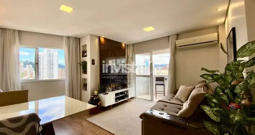 Apartamento com 3 quartos à venda no Gonzaga, Santos