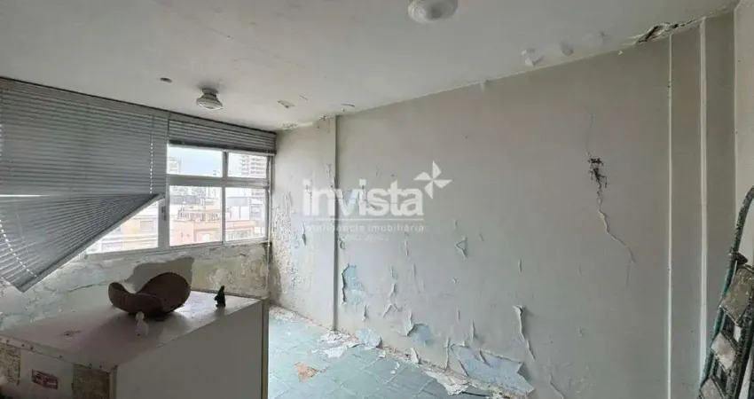 Kitnet / Stúdio à venda no Embaré, Santos