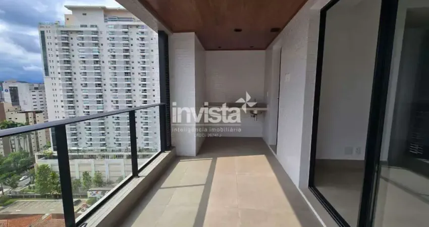 Apartamento à venda, 1 suíte e lazer completo no Boqueirão – Santos/SP