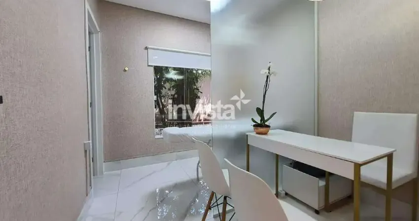 Sala comercial para alugar no Estuário, Santos