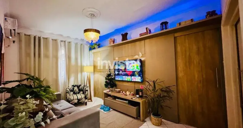 Apartamento 75m² em Santos (Encruzilhada) – Pronto para Morar com Ótimas Não Unidas