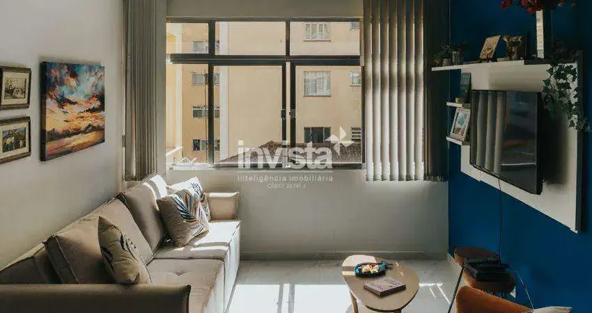 Apartamento com 1 quarto para alugar no José Menino, Santos