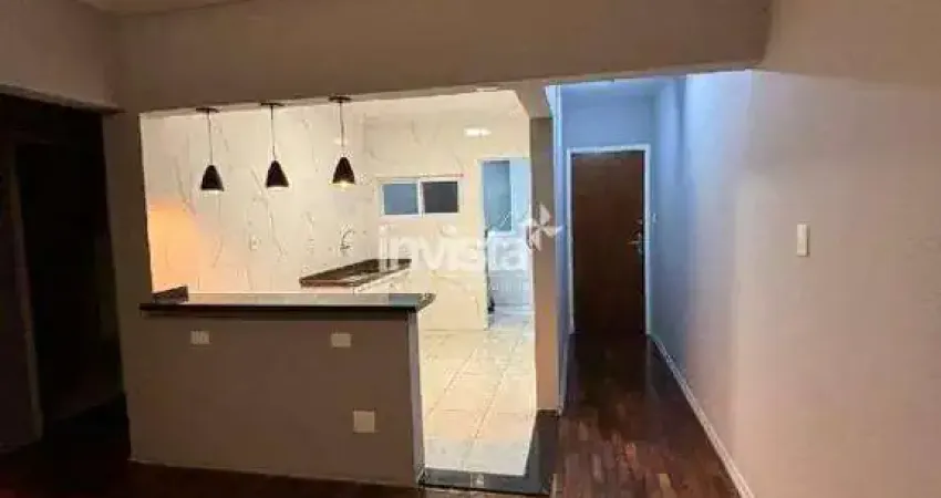 Apartamento com 2 quartos para alugar no Gonzaga, Santos