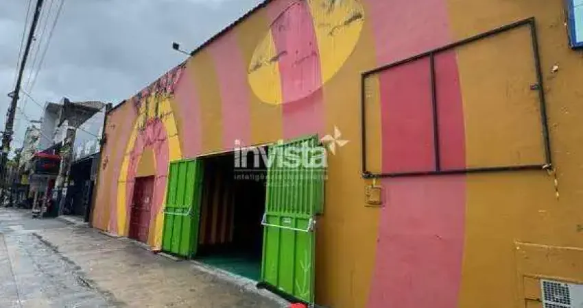 Ponto comercial para alugar na Vila Mathias, Santos