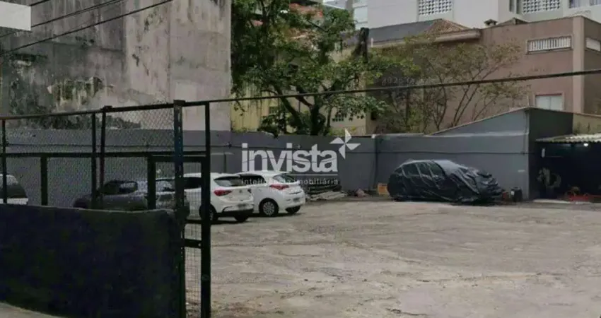Terreno comercial para alugar no Embaré, Santos