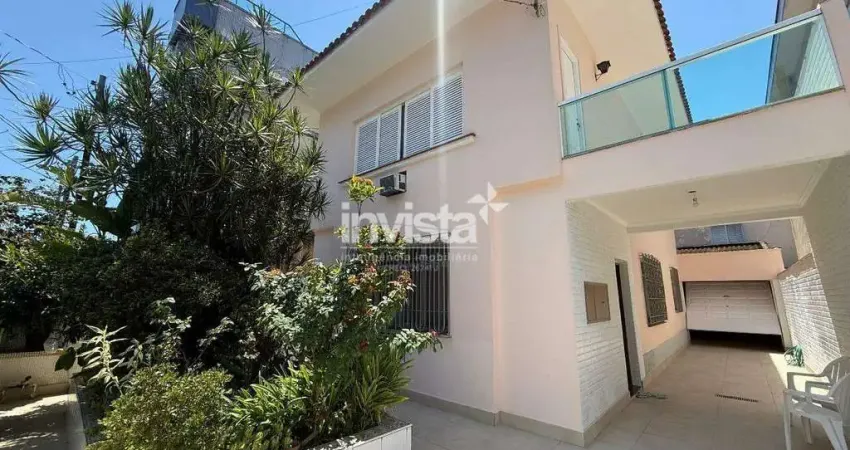 Casa com 3 quartos à venda no Embaré, Santos