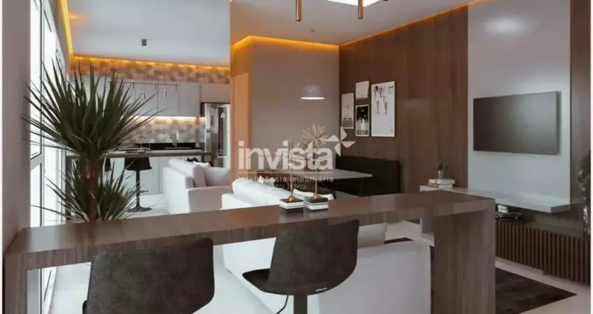 Apartamento com 1 quarto à venda no Macuco, Santos