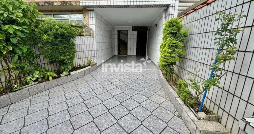 Casa com 4 quartos à venda no Embaré, Santos