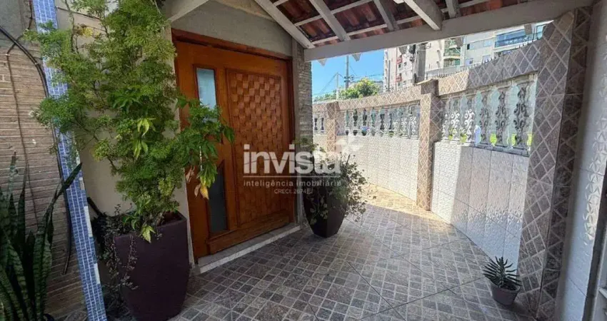 Casa com 3 quartos à venda no Encruzilhada, Santos