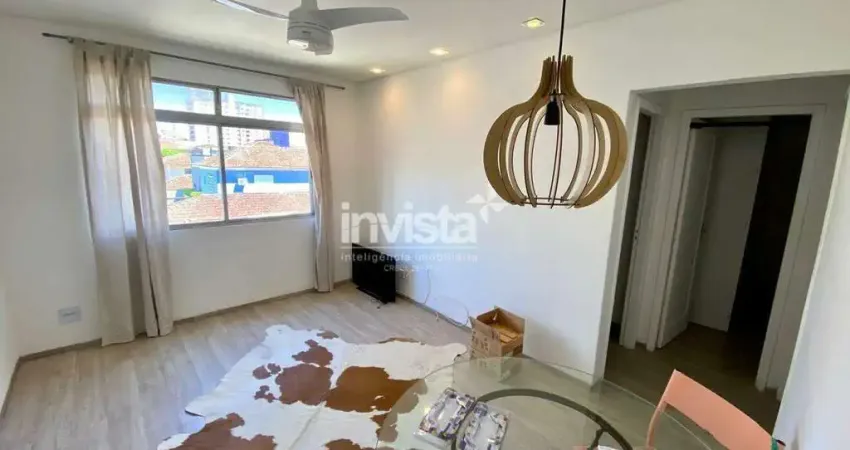 Apartamento com 2 quartos para alugar no Embaré, Santos